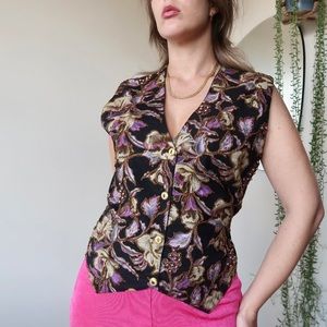 90s era beaded vest.